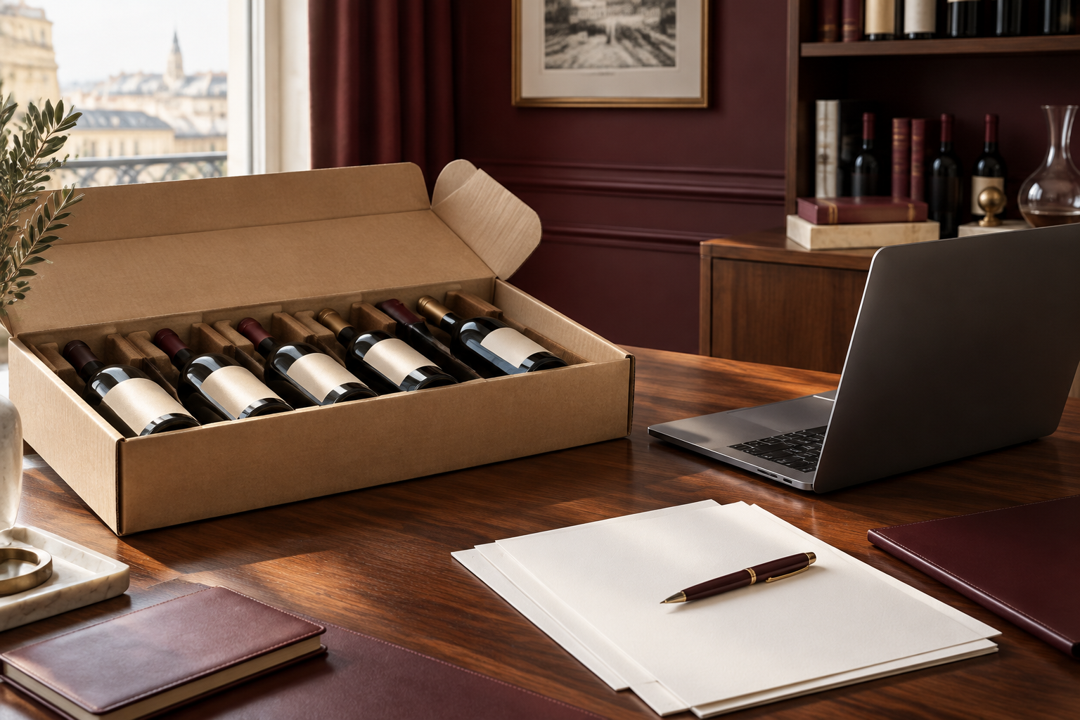 Création d'une structure pour une activité d'achat-revente de vin