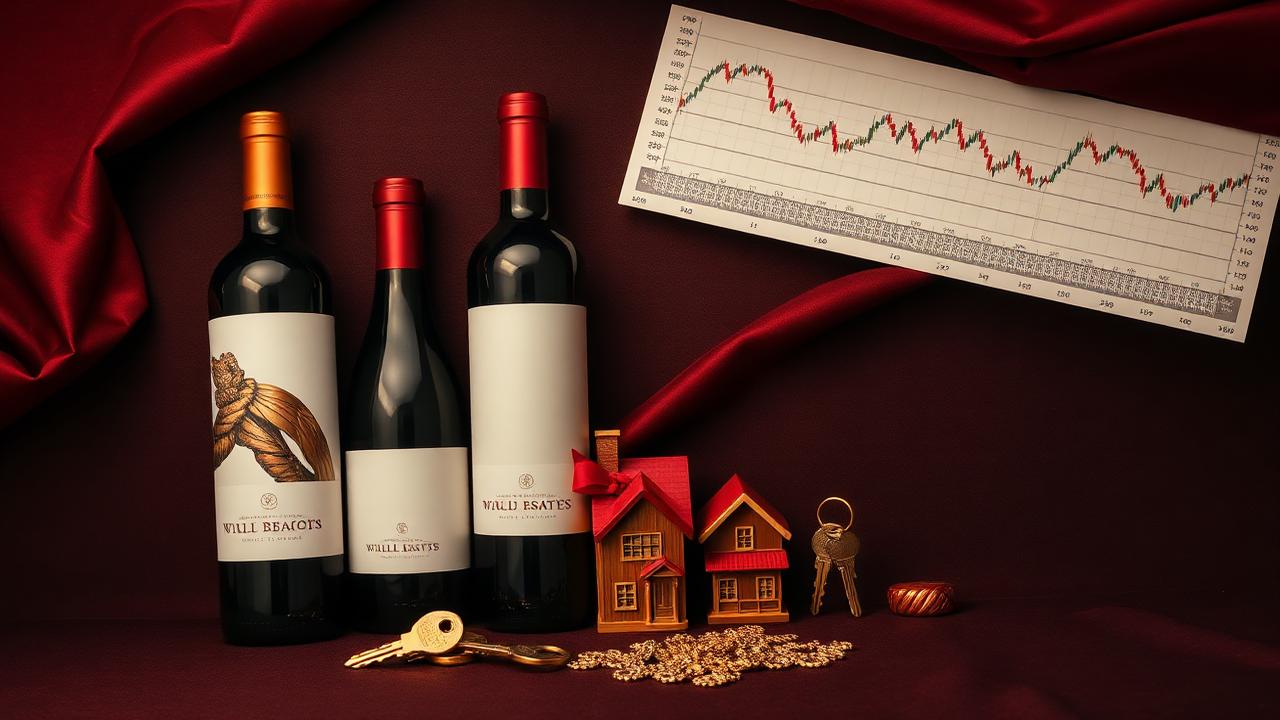 Investir dans le vin, l'immobilier et la bourse : construire un patrimoine rentable et durable